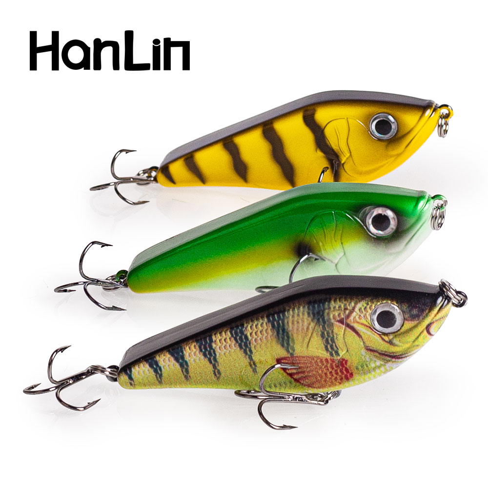 Fishing Lure Jerkbait - 80mm/15.5g Muskies Jerkbait Pike Fishing Lure