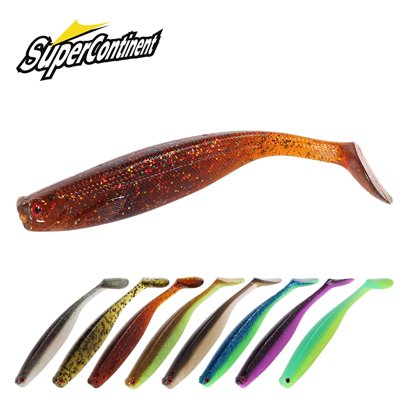 Fishing Lure Soft Plastic - 2022 Supercontinent ShadTeez 5cm/7cm/10cm Pike Zander