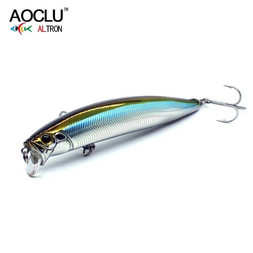 Fishing Lure Jerkbait - AOCLU Seabass Killer Floating Wobbler 105mm