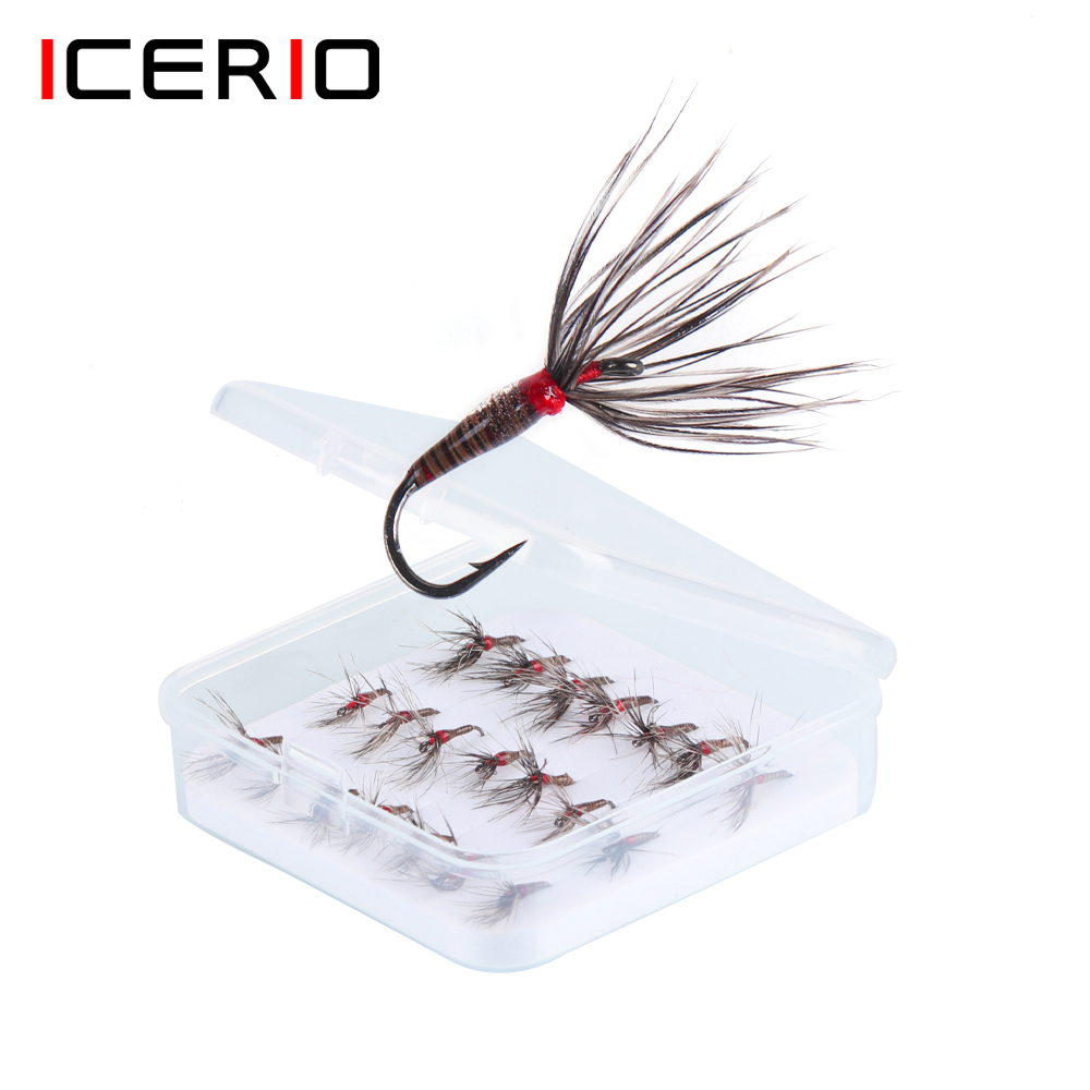 Fishing Lure Making Kit - ICERIO 21pcs/box Expoxy Body Red Collar