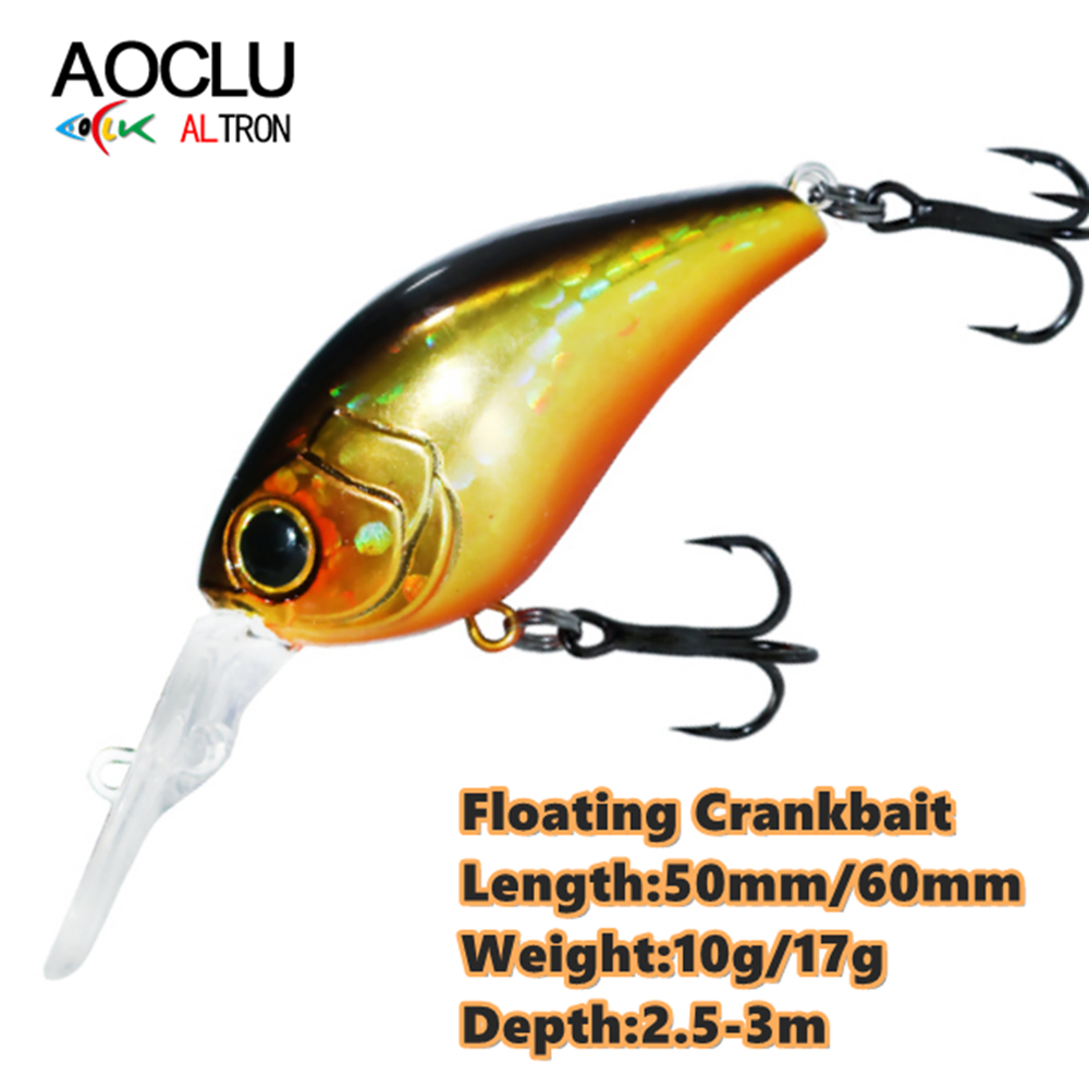 AOCLU Floating Minnow 50mm 10g - огляд і ціна Fishing Lure Topwater