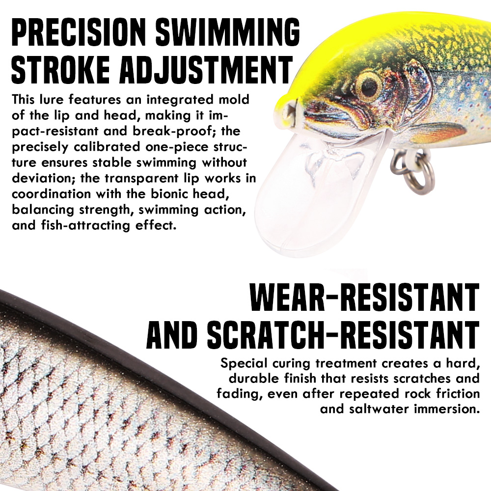 B&U Fishing Lures Sinking Minn - огляд і ціна Fishing Lure Swimbait