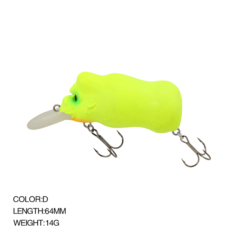 64mm 16G Floating Orangutan Lu - огляд і ціна Fishing Lure Crankbait