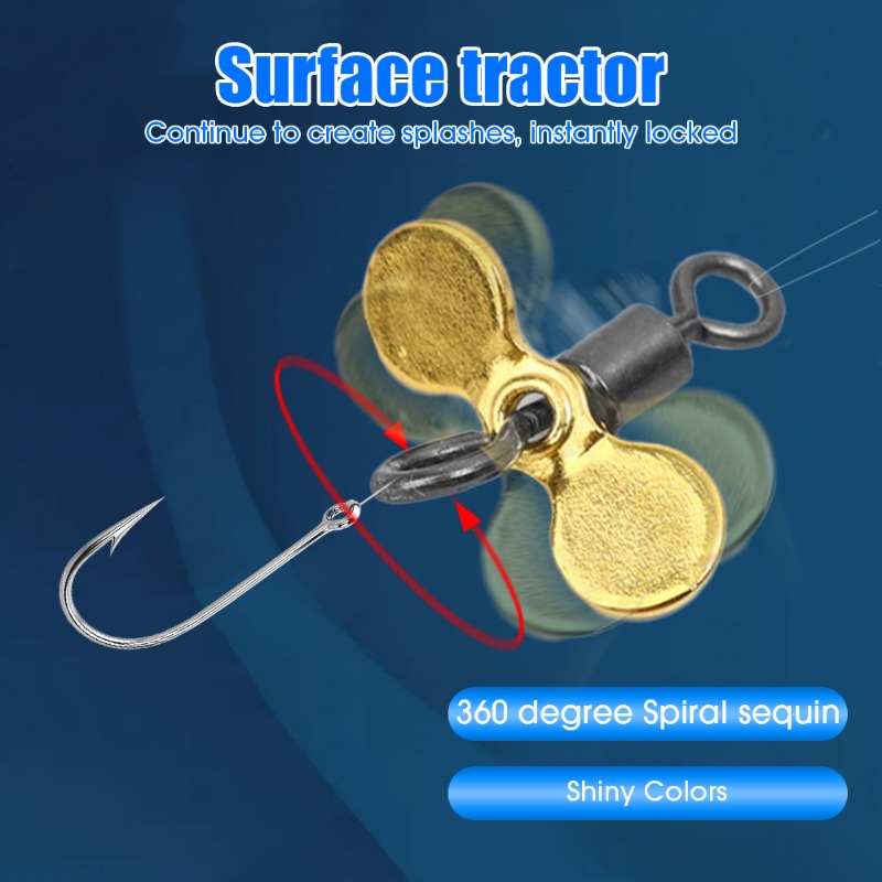 Plug Casting Fishing Propeller - огляд і ціна Fishing Lure Blade Bait