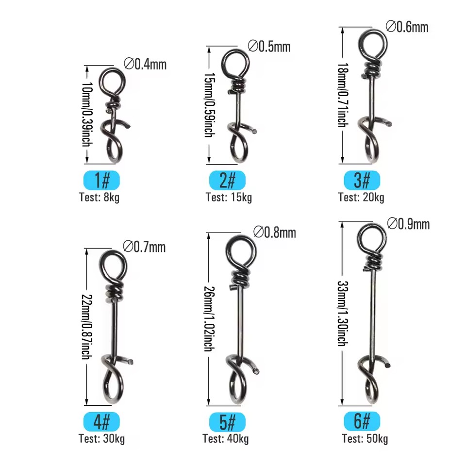50PCS 10mm ~ 33mm Stainless St - огляд і ціна Fishing Lure Accessories