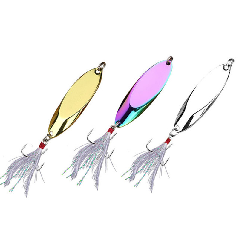 1pc 2.5g-35g Metal Spoon Lure  - огляд і ціна Fishing Lure Spinnerbait