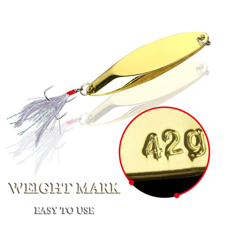 1pc 2.5g-35g Metal Spoon Lure  - огляд і ціна Fishing Lure Spinnerbait