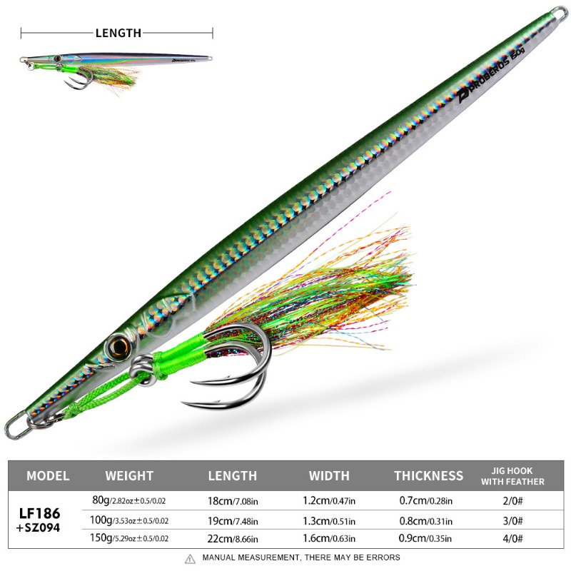 2026 Long Cast Reinforced Doub - огляд і ціна Fishing Lure Jig