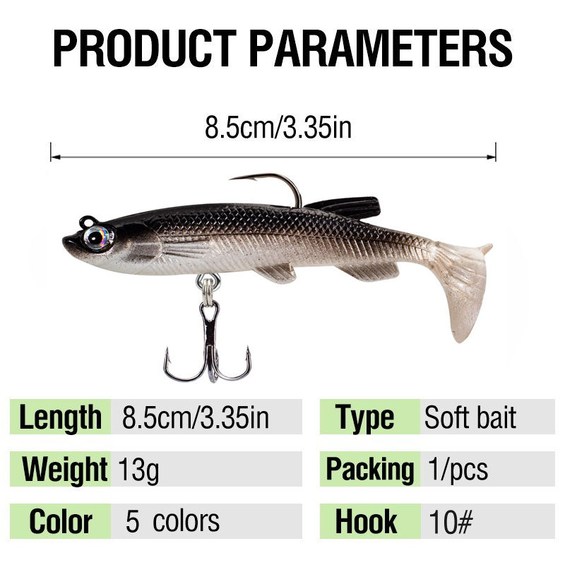 8pcs Kit Fishing Lure Soft Lur - огляд і ціна Fishing Lure Making Kit