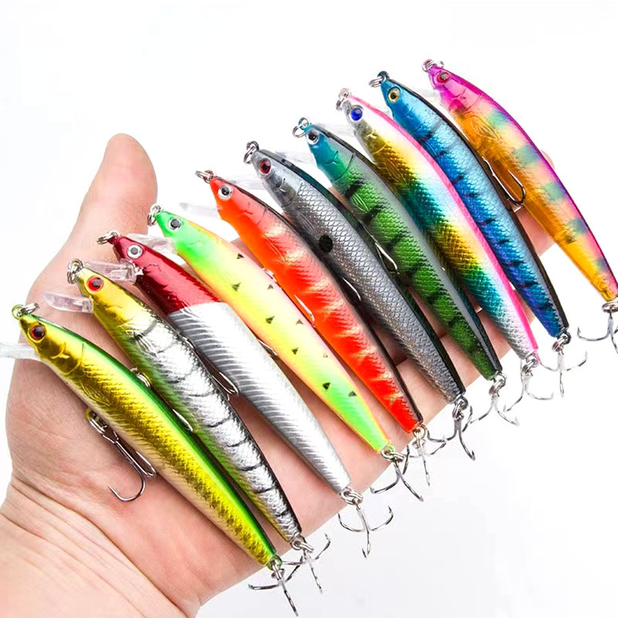 10PCS Jerkbait Minnow Swimbait - огляд і ціна Fishing Lure Jerkbait