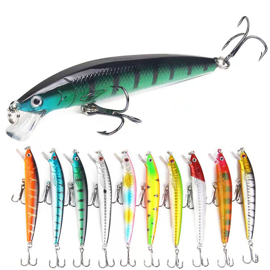 10PCS Jerkbait Minnow Swimbait - огляд і ціна Fishing Lure Jerkbait