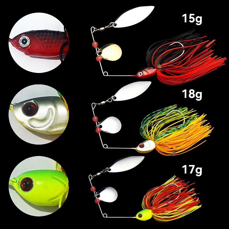 Bazooka 15g 18g Spinnerbait Fi - огляд і ціна Fishing Lure Swimbait
