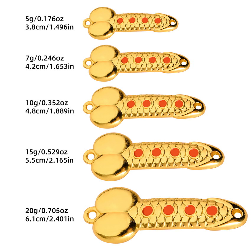 Metal Spoon Penis Shape Fishin - огляд і ціна Fishing Lure Spoon