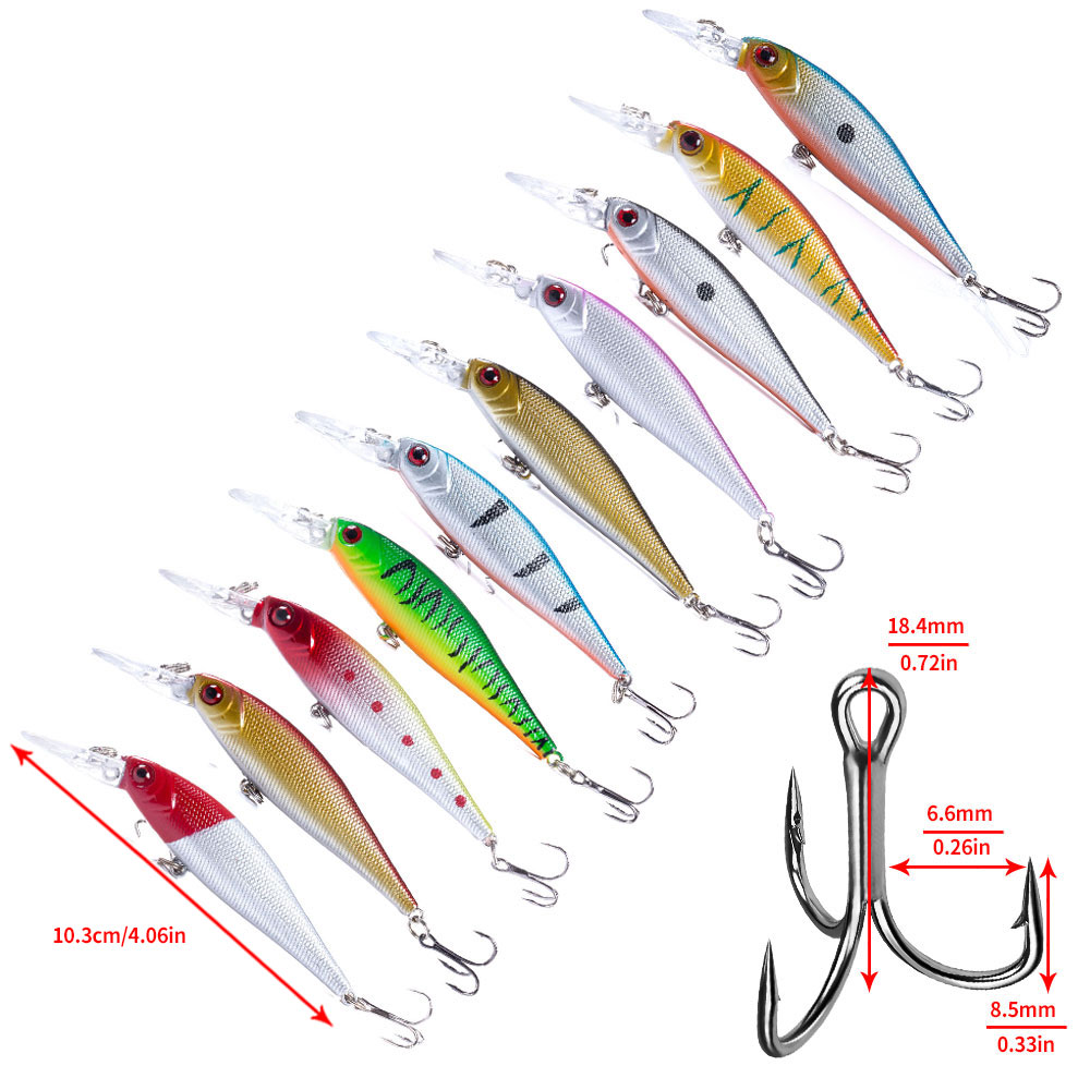 Pro Fishing Lures Kit 56 Piece - огляд і ціна Fishing Lure Crankbait