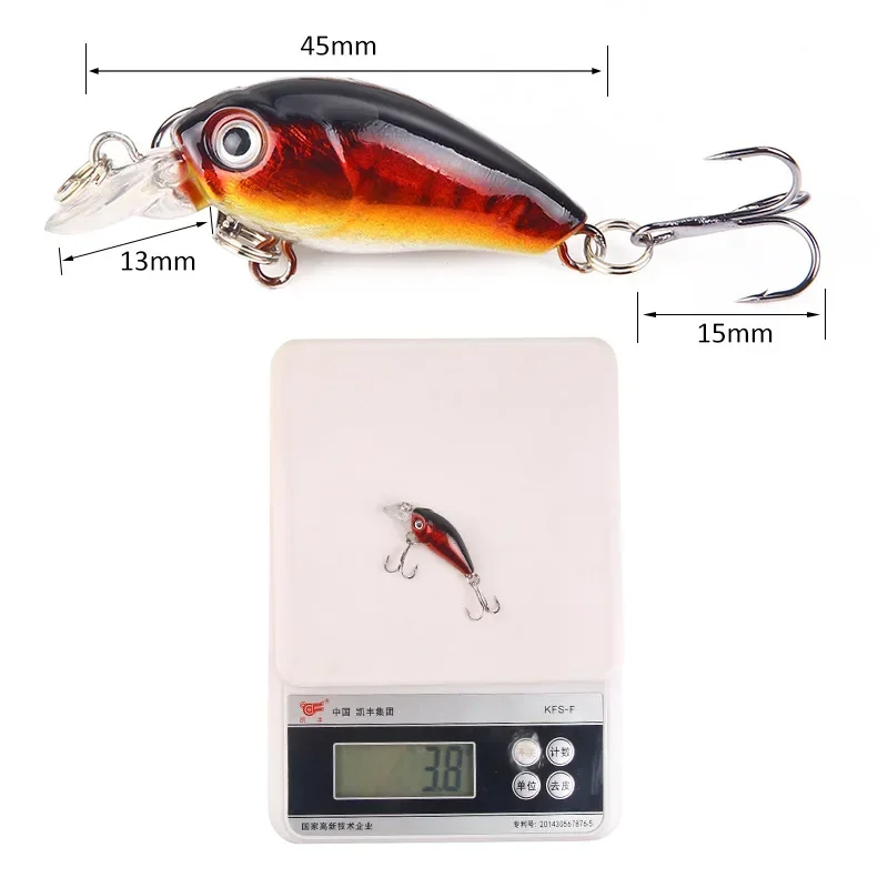 4.5cm 4g 1pcs Mini Minnow Fish - огляд і ціна Fishing Lure Crankbait
