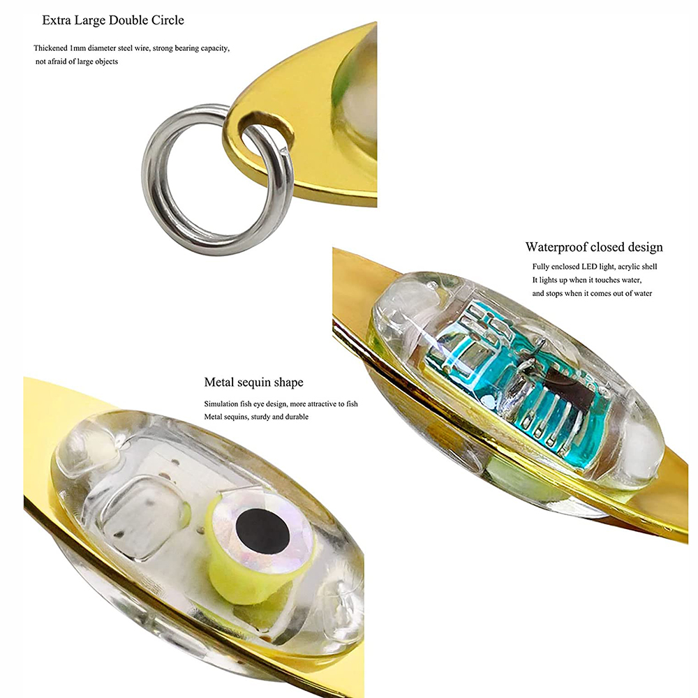 PRO BEROS LED Fishing Deep Dro - огляд і ціна Fishing Lure Spoon