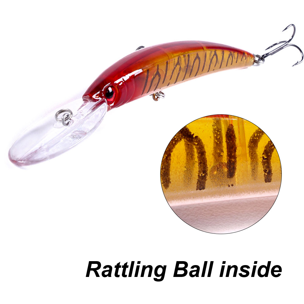 1PCS 15cm 15g  Deep Diving Jer - огляд і ціна Fishing Lure Swimbait