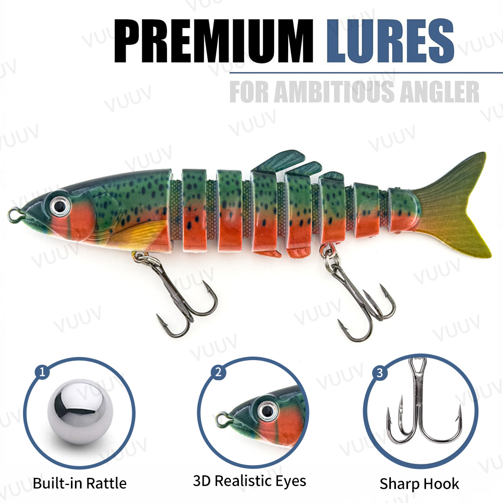 100pcs Fishing Lures for Bass  - огляд і ціна Fishing Lure Swimbait