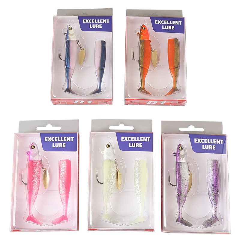 1Pcs Soft Swimbait Fishing Lur - огляд і ціна Fishing Lure Blade Bait