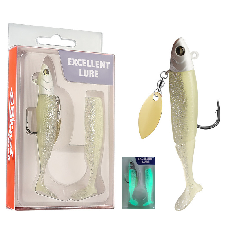 1Pcs Soft Swimbait Fishing Lur - огляд і ціна Fishing Lure Blade Bait