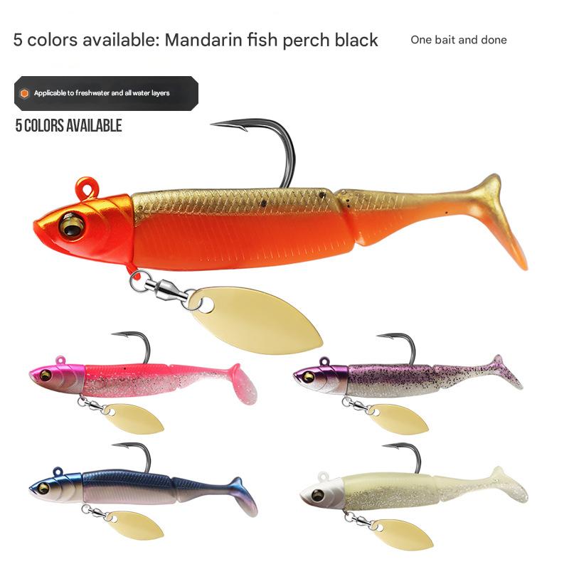 1Pcs Soft Swimbait Fishing Lur - огляд і ціна Fishing Lure Blade Bait
