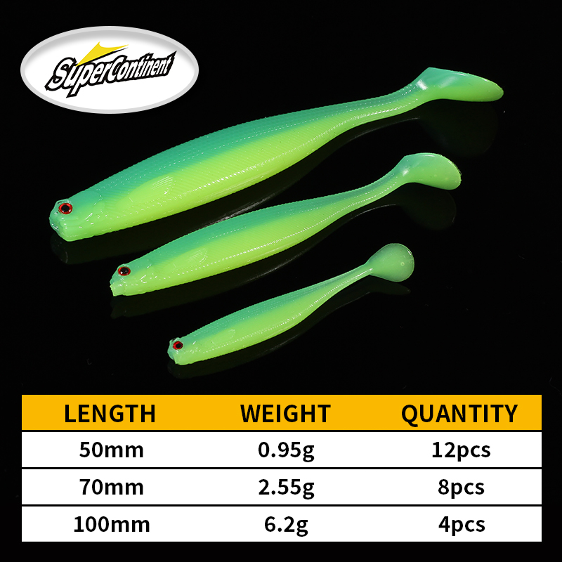 2022 Supercontinent ShadTeez 5 - огляд і ціна Fishing Lure Soft Plastic