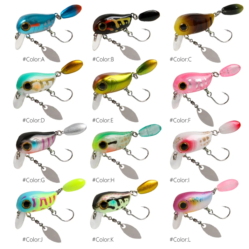 Floating Micro Crankbaits 30mm - огляд і ціна Fishing Lure Topwater