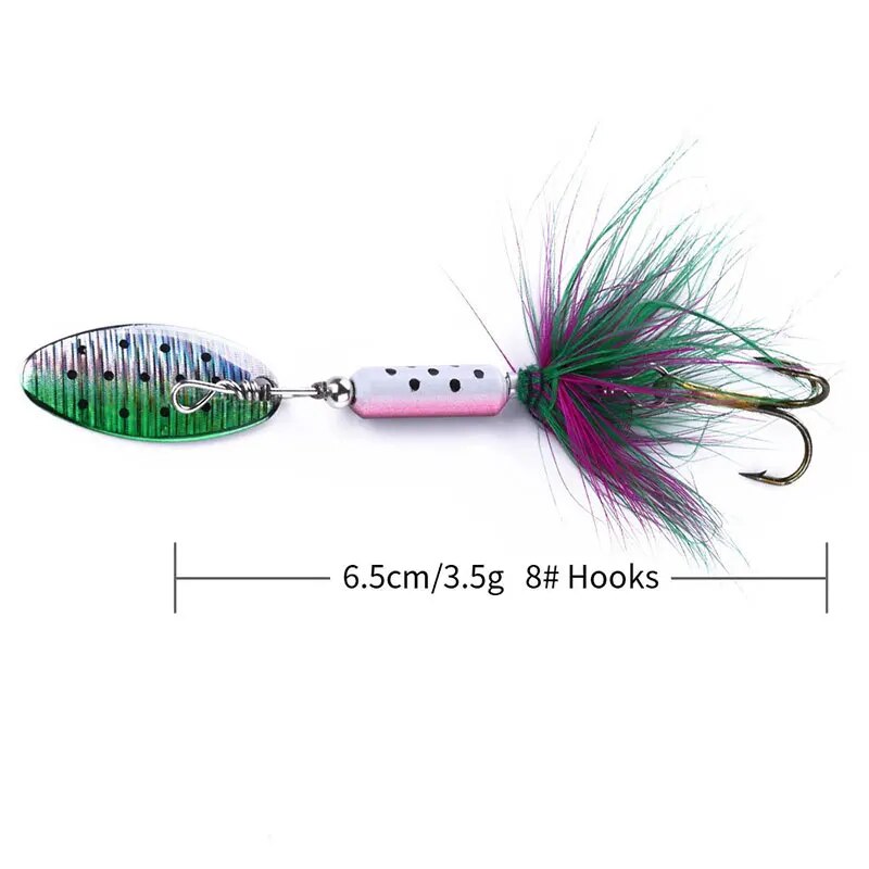 Metal VIB Lures 1PCS 3.5g Feat - огляд і ціна Fishing Lure Spoon