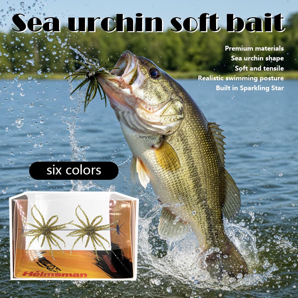 Floating TPR Sea Urchin Spiky  - огляд і ціна Fishing Lure Spinnerbait