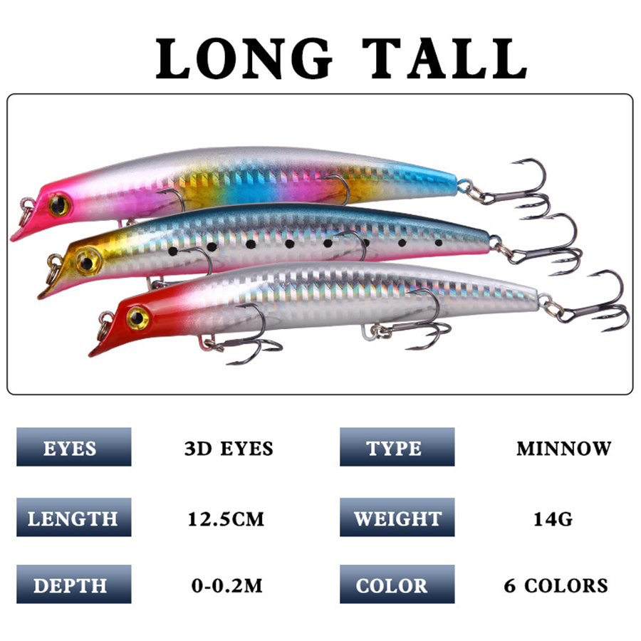 6pcs Crankbaits Fishing Lures  - огляд і ціна Fishing Lure Popper