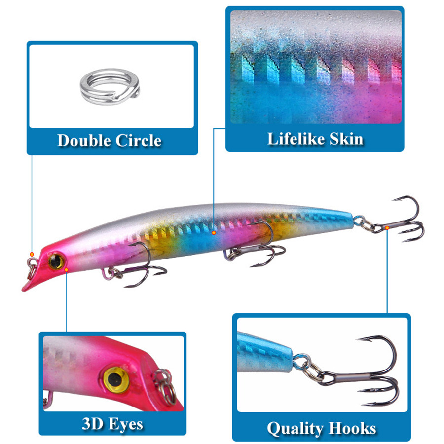 6pcs Crankbaits Fishing Lures  - огляд і ціна Fishing Lure Popper