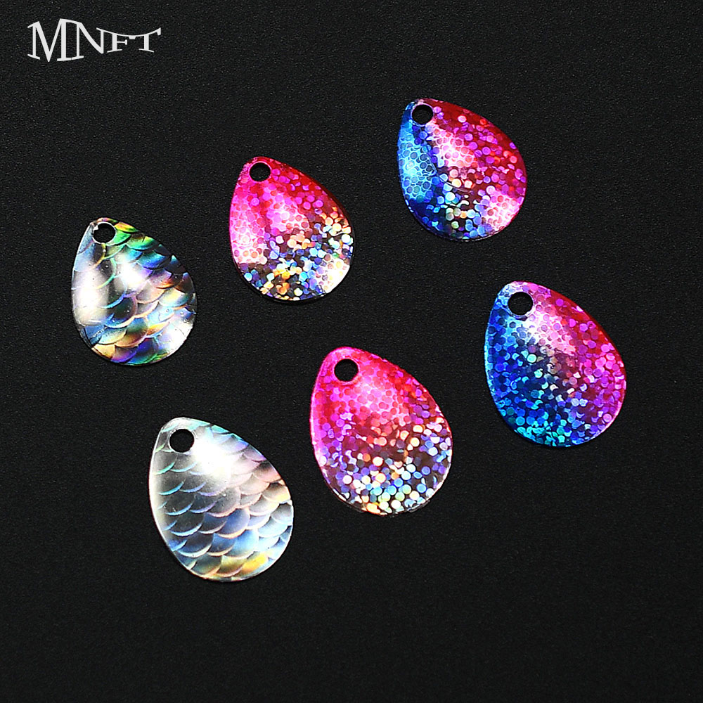 6Pcs Iridescent Fish Scale Spo - огляд і ціна Fishing Lure Blade Bait