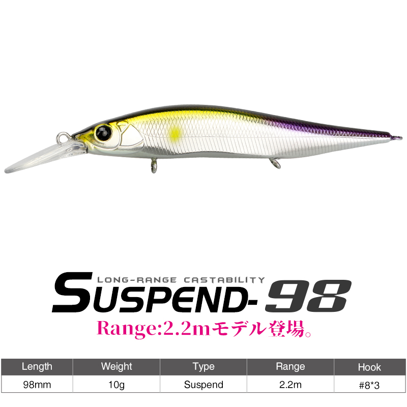 TSURINOYA Suspend Minnow AUROR - огляд і ціна Fishing Lure Swimbait