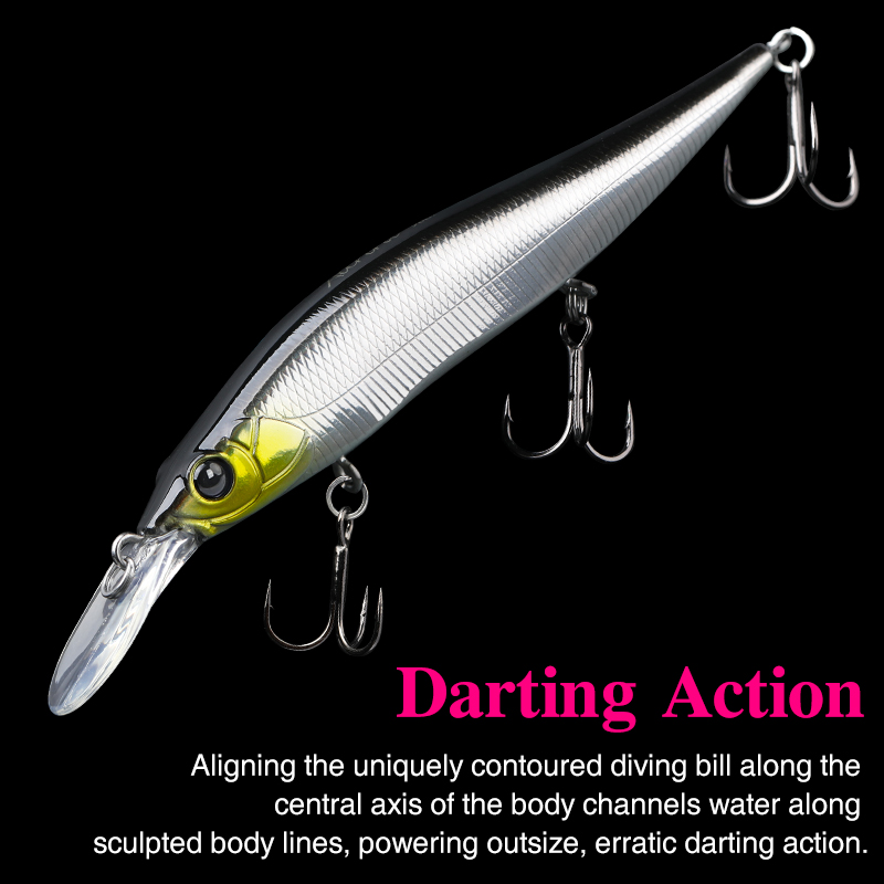TSURINOYA Suspend Minnow AUROR - огляд і ціна Fishing Lure Swimbait