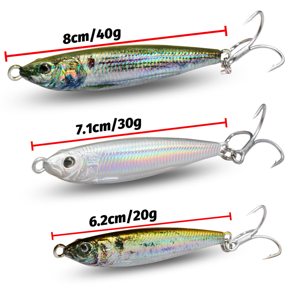 GOBAIT Metal Jig Lure 20g 30g  - огляд і ціна Fishing Lure Blade Bait
