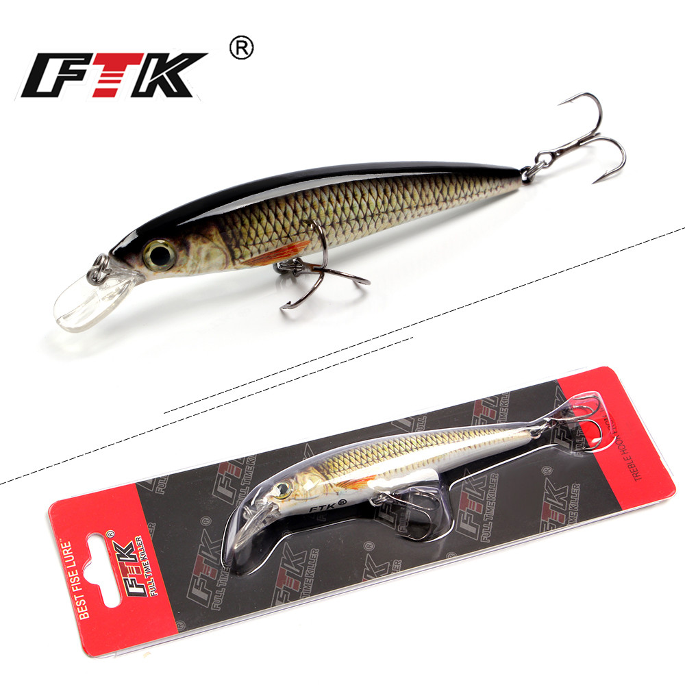 FTK 1pc Minnow Fishing Lure La - огляд і ціна Fishing Lure Crankbait