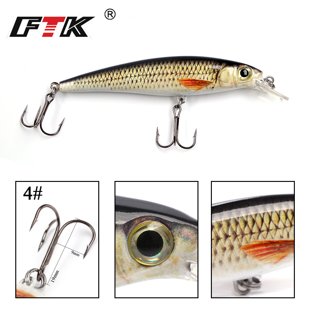 FTK 1pc Minnow Fishing Lure La - огляд і ціна Fishing Lure Crankbait
