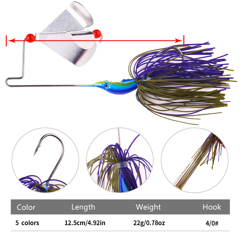 22g Buzzbait Fishing Lure with - огляд і ціна Fishing Lure Blade Bait