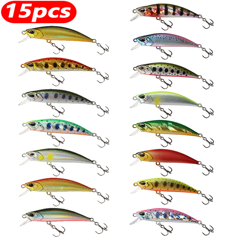 15Pcs Sinking Minnow Fishing L - огляд і ціна Fishing Lure Jerkbait