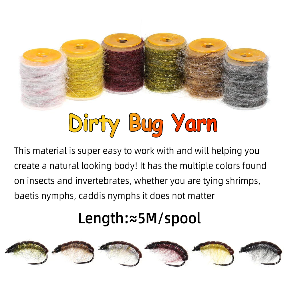 ICERIO 6 Colors/Set Dirty Bug  - огляд і ціна Fishing Lure Making Kit