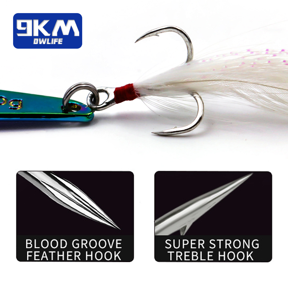 9KM 1PCS Metal Blade Fishing L - огляд і ціна Fishing Lure Blade Bait