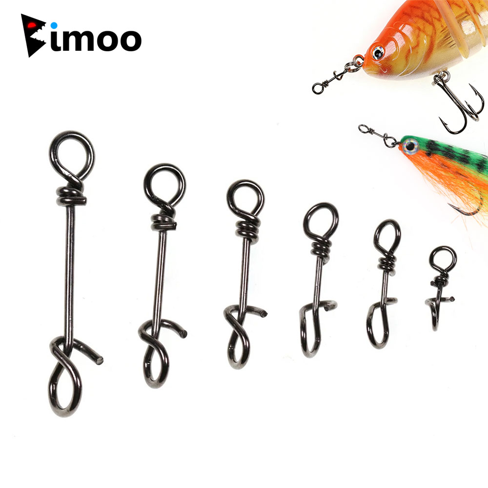 Bimoo 50pcs Stainless Steel Qu - огляд і ціна Fishing Lure Accessories