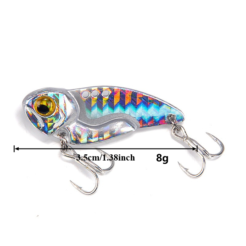 Billings 1Pcs 8g 3.5cm 3D Eyes - огляд і ціна Fishing Lure Blade Bait