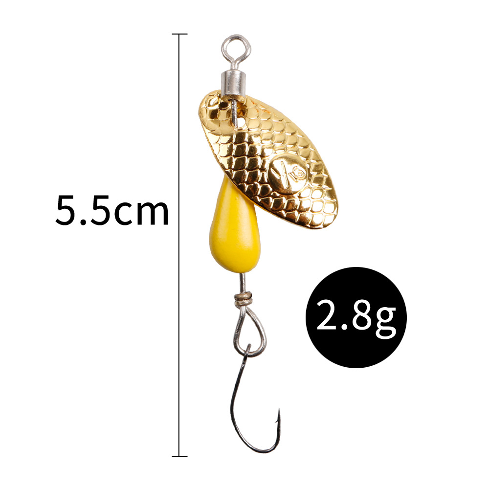 2Pcs Spinner Spoon Metal Bait  - огляд і ціна Fishing Lure Swimbait