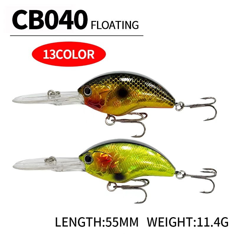 55MM 11.4G Crankbait Fishing L - огляд і ціна Fishing Lure Crankbait