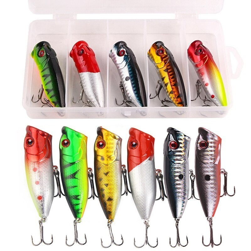6pcs 6colors（opp bag）/5pcs 5co - огляд і ціна Fishing Lure Popper