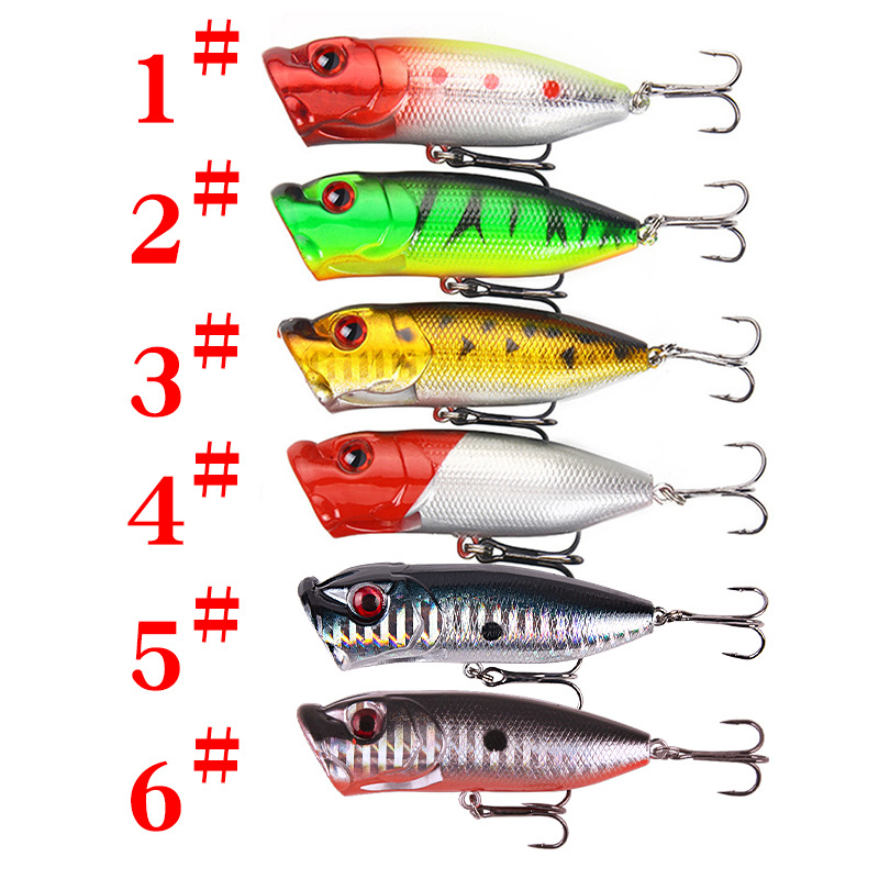 6pcs 6colors（opp bag）/5pcs 5co - огляд і ціна Fishing Lure Popper