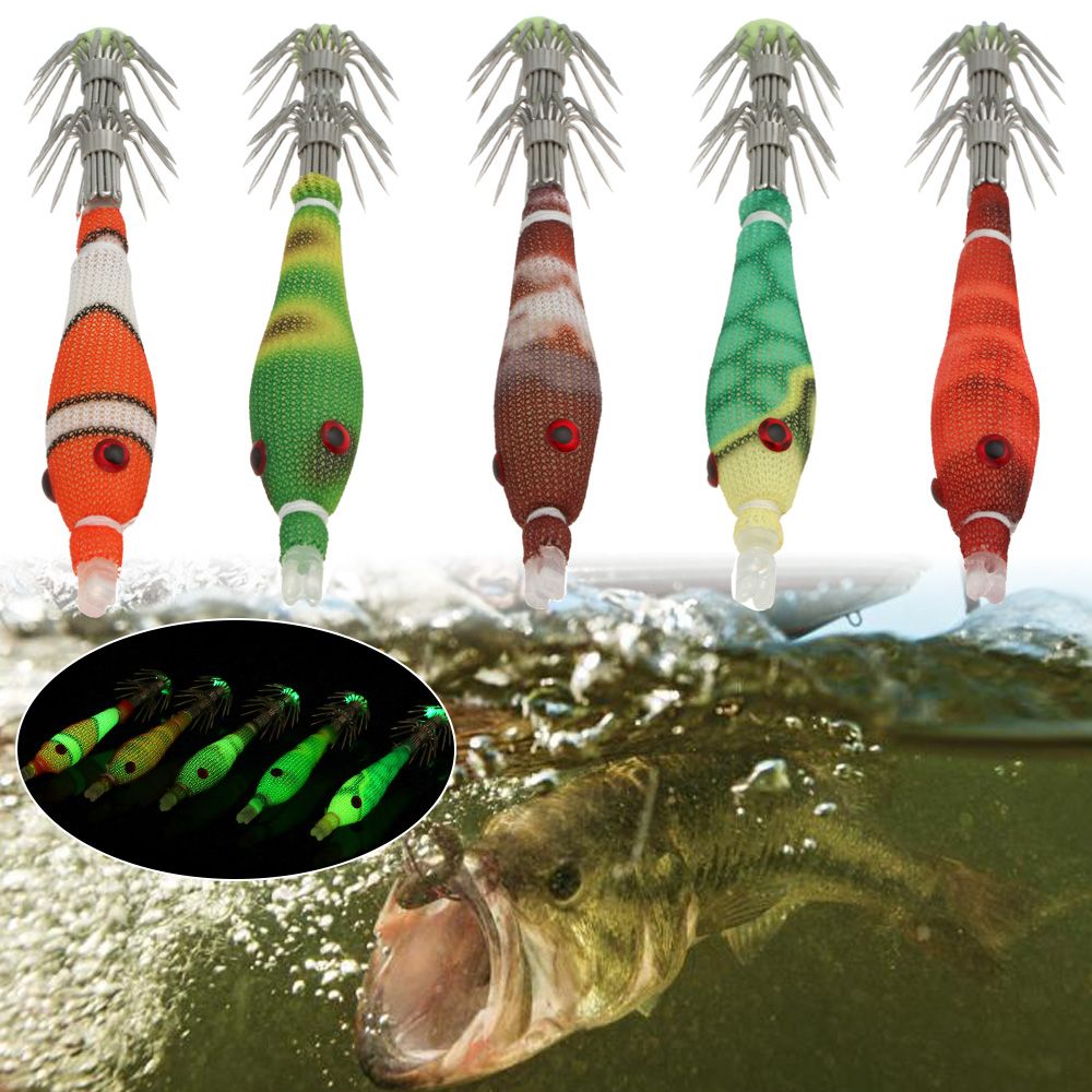 5pcs 60mm 3.3g Mini Squid Tata - огляд і ціна Fishing Lure Making Kit