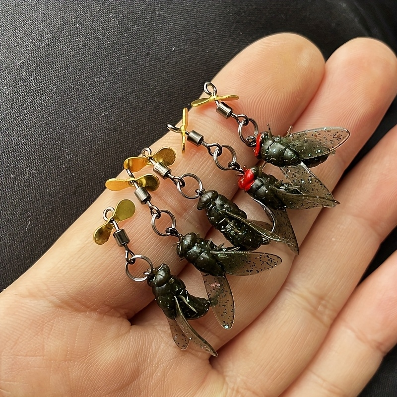 5pcs Silicone Fly Soft Bait wi - огляд і ціна Fishing Lure Accessories