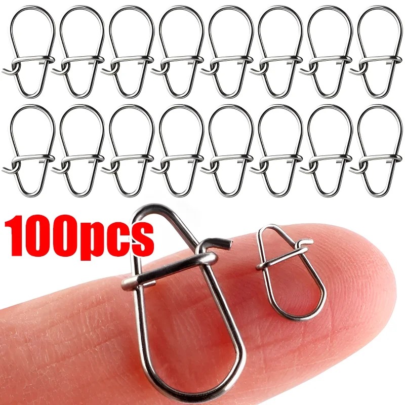100PCS Stainless Steel Fishing - огляд і ціна Fishing Lure Accessories
